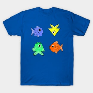 Colorful fish pattern T-Shirt